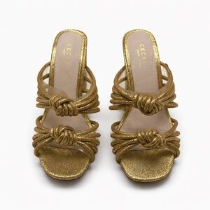 Gold Knot Sandals